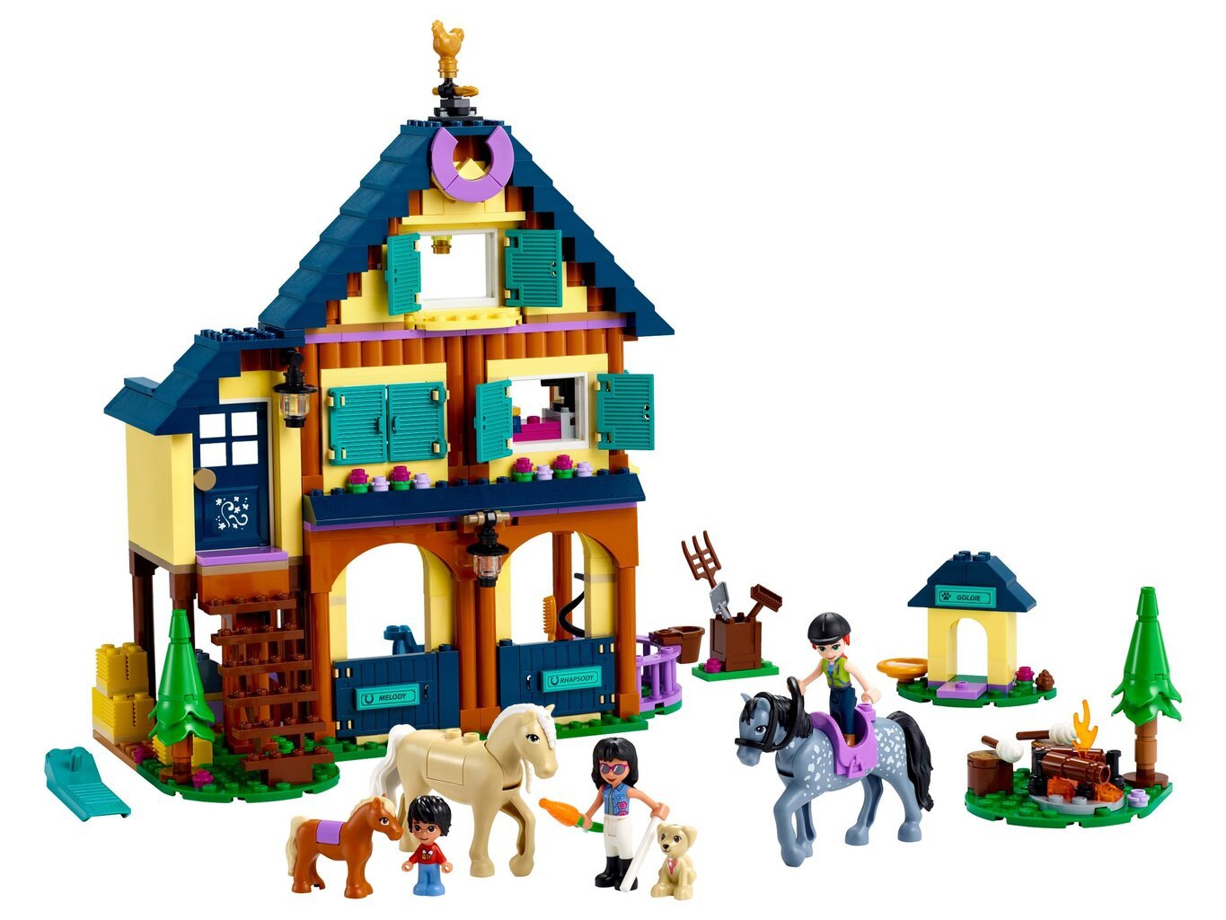 41683 LEGO® Friends Meža jāšanas centrs cena un informācija | Konstruktori | 220.lv