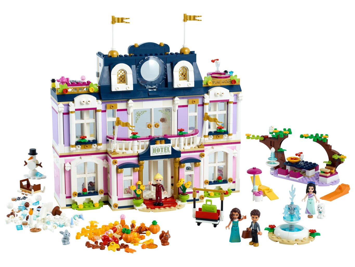 41684 LEGO® Friends Hārtleikas pilsētas Grand viesnīca цена и информация | Konstruktori | 220.lv