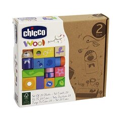 Набор деревянных блоков «Chicco» (23 шт.) цена и информация | Конструкторы и кубики | 220.lv