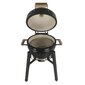 Kamado grils ar piederumiem Zyle 39,8 cm, Starter, ZY16KSBLSET, melns цена и информация | Grili | 220.lv