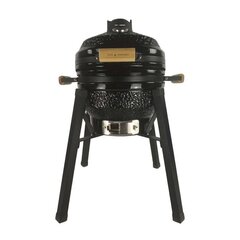 Kamado гриль с аксессуарами Zyle 39,8 см, Starter, ZY16KSBLSET, черный цена и информация | Грили | 220.lv