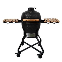 Kamado grils ar piederumiem Zyle 45 cm, Medium, ZY18KSBLSET, melns cena un informācija | Zyle Kamado Sports, tūrisms un atpūta | 220.lv