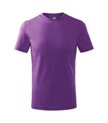 Футболка детская Basic, фиолетовая цена и информация | Рубашки для мальчиков | 220.lv