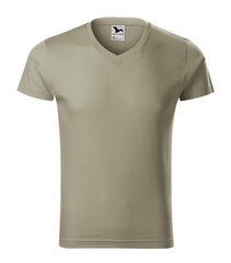 Slim Fit T-krekls ar kakla izgriezumu vīriešiem cena un informācija | Vīriešu T-krekli | 220.lv