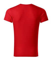 Футболка для мужчин Slim Fit V-neck, красная цена и информация | Мужские футболки | 220.lv