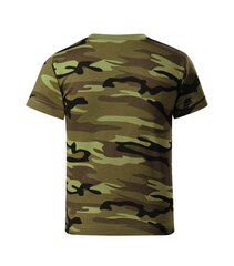 Футболка Camouflage для детей, зеленый камуфляж  цена и информация | Рубашки для мальчиков | 220.lv