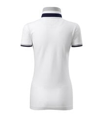 Футболка поло Collar Up для женщин, белая цена и информация | Женские футболки | 220.lv