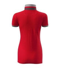 Футболка поло Collar Up для женщин, гранатового цвета цена и информация | Женские футболки | 220.lv
