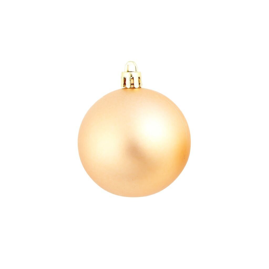 vidaXL Ziemassvētku bumbas, 100 gab., 6 cm, rozā, zelta цена и информация | Svētku dekorācijas | 220.lv