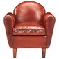 vidaXL atpūtas krēsls, brūns, 77x65x79 cm, dabīgā āda цена и информация | Atpūtas krēsli | 220.lv
