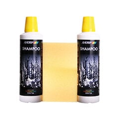 MOTIP BLACK LINE šampūns mazgāšanai un spīdumam + švamme, 2x500ml цена и информация | Автохимия | 220.lv