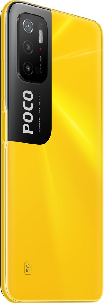 Xiaomi Poco M3 Pro 5G, 128GB, Dual SIM, Yellow cena un informācija | Mobilie telefoni | 220.lv