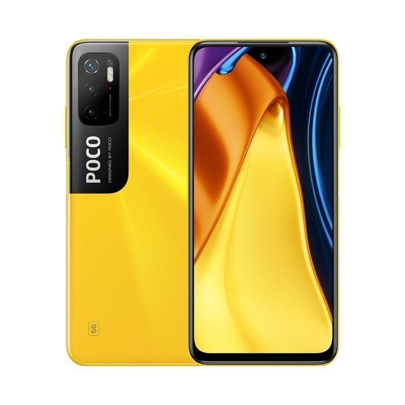 Xiaomi Poco M3 Pro 5G, 128GB, Dual SIM, Yellow cena un informācija | Mobilie telefoni | 220.lv