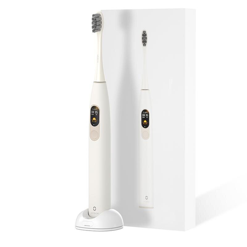 Xiaomi Oclean X Smart Sonic Electric Toothbrush beige цена и информация | Elektriskās zobu birstes | 220.lv