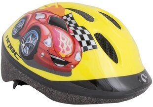 Bērnu velosipēda ķivere HQBC FUNQ RedCar yellow 48-54cm Q090365S cena un informācija | Ķiveres | 220.lv