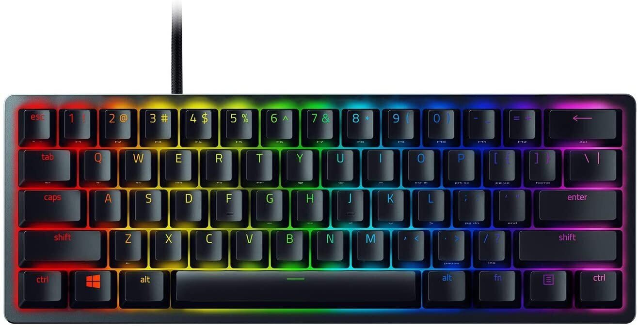 Razer Huntsman Mini RGB US Clicky Purple cena un informācija | Klaviatūras | 220.lv