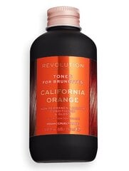 Daļēji noturīga matu krāsa brunetēm Revolution Haircare London Tones For Brunettes, 150 ml, California Orange cena un informācija | Matu krāsas | 220.lv