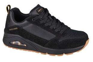 Кроссовки женские Skechers Uno-Solid Air 155132-BBK, черные цена и информация | Спортивная обувь для женщин | 220.lv