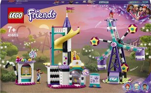 41689 LEGO® Friends Maģiskais panorāmas rats un slidkalniņš cena un informācija | Konstruktori | 220.lv