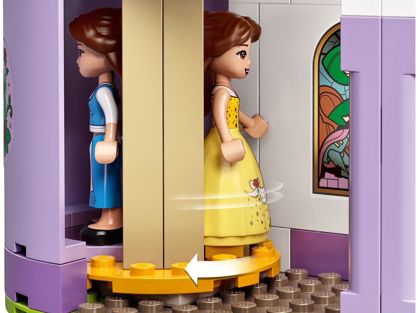 43196 LEGO® | Disney Princess Skaistules un Briesmoņa pils цена и информация | Konstruktori | 220.lv