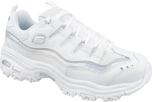 Кроссовки женские Skechers D'Lites 13160-WSL, белые цена и информация | Спортивная обувь, кроссовки для женщин | 220.lv