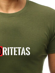 Zaļš neona vīriešu krekls "Lika" JS/712005-43401-XXL cena un informācija | Vīriešu T-krekli | 220.lv