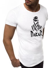 Мужская футболка DakarJS/712005-43416-XXL, белая цена и информация | Мужские футболки | 220.lv