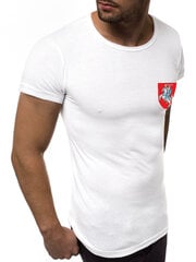 Balts vīriešu krekls "Lika" JS/712005-43432-XXL cena un informācija | Vīriešu T-krekli | 220.lv