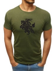 Zaļš vīriešu krekls "Lika" JS/712005-43448-XXL cena un informācija | Vīriešu T-krekli | 220.lv