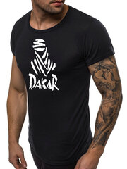 Мужская футболка Dakar JS/712005-43417-XXL, черная цена и информация | Мужские футболки | 220.lv