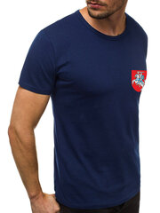Zils vīriešu krekls "Lika" JS/712005-43440-XXL cena un informācija | Vīriešu T-krekli | 220.lv