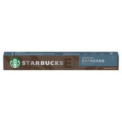 Starbucks Espresso Roast by Nespresso, 10 Nespresso® kafijas automāta kapsulas cena un informācija | Kafija, kakao | 220.lv