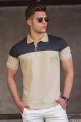 Мужская футболка Styler PK5244-43381, коричневая цена и информация | Мужские футболки | 220.lv