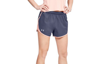 Спортивные шорты женские Under Armour Fly By 2.0 W 1350196 497, 61314, серые цена и информация | Спортивная одежда для женщин | 220.lv