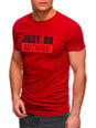Sarkans vīriešu krekls 