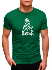 Мужская футболка Dakar JS/712005-43533, зеленая цена и информация | Мужские футболки | 220.lv