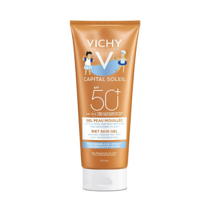 Saules aizsargkrēms bērniem Vichy Capital Soleil SPF50+, 200 ml cena un informācija | Sauļošanās krēmi | 220.lv