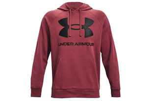 Under Armour Rival Fleece Big Logo Hoodie, men's sweatshirts , Бургундия цена и информация | Мужские толстовки | 220.lv