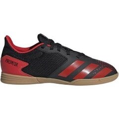 Бутсы футбольные Adidas Predator 20.4 IN Sala JR EF1979, чёрные цена и информация | Футбольные ботинки | 220.lv