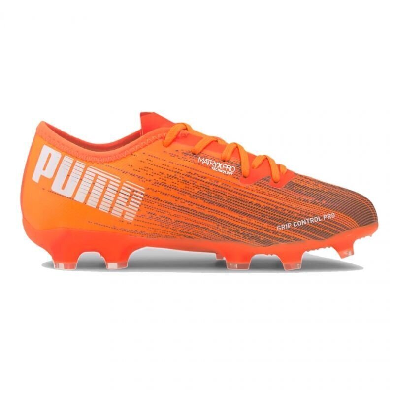 Futbola apavi Puma Ultra 1.1 FG AG Jr 106097 01 cena un informācija | Futbola apavi | 220.lv