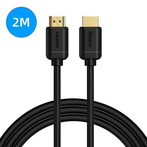 Kabelis Baseus HDMI 2.0 4K 60 Hz 3D HDR 18 Gbps, 2 m 60576-uniw cena un informācija | Kabeļi un vadi | 220.lv