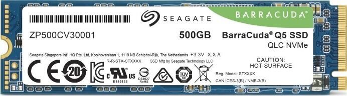 Seagate ZP500CV3A001 цена и информация | Iekšējie cietie diski (HDD, SSD, Hybrid) | 220.lv