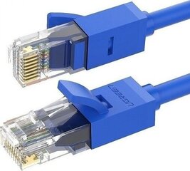 Tīkla kabelis Ugreen NW102 RJ45, Cat.6, UTP, apaļš, 3 m, zils cena un informācija | Kabeļi un vadi | 220.lv