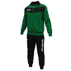 Спортивный костюм мужской Givova Tuta Visa TR018 1310, зеленый цена и информация | Мужская спортивная одежда | 220.lv