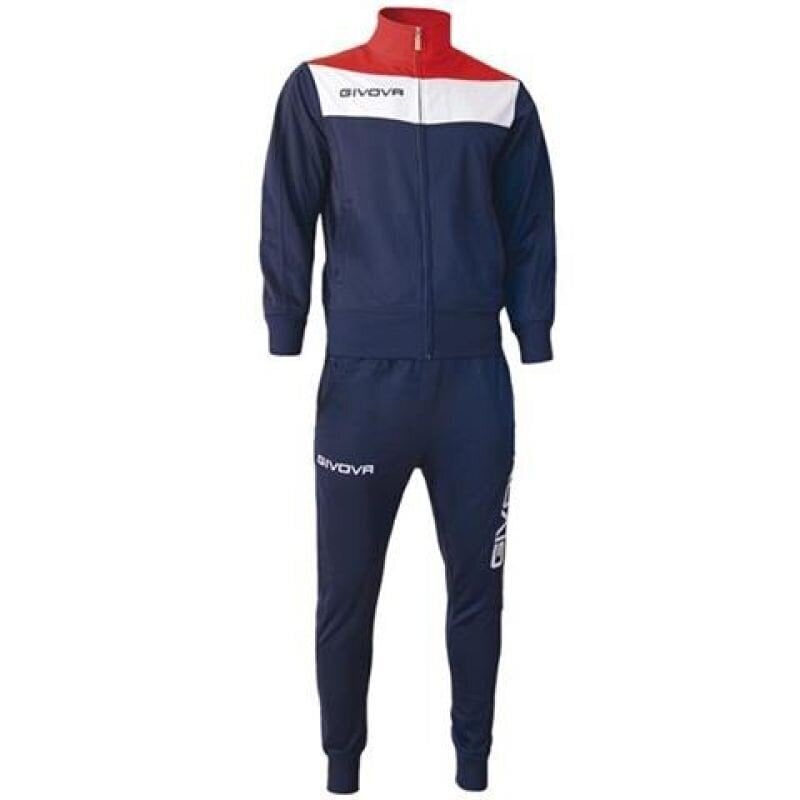 Sporta tērps vīriešiem Givova Tuta Campo TR024 0412, zils цена и информация | Sporta apģērbs vīriešiem | 220.lv