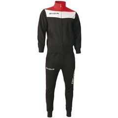 Спортивный костюм мужской Givova Tuta Campo TR024 1012, черный цена и информация | Мужская спортивная одежда | 220.lv
