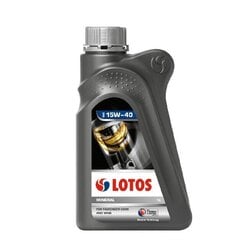 Motoreļļa LOTOS MINERAL SAE 15W-40 SL/CF1L cena un informācija | Motoreļļas | 220.lv