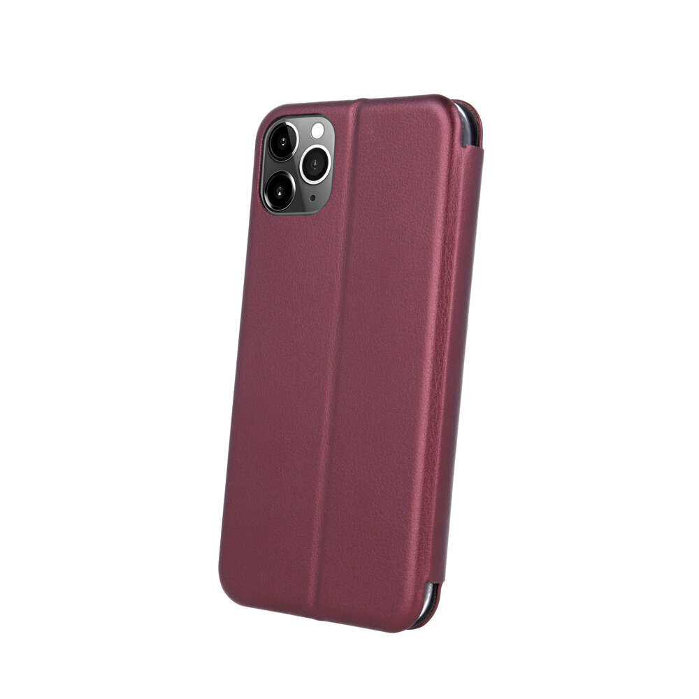 Maciņš Book Elegance Samsung S21 bordo cena un informācija | Telefonu vāciņi, maciņi | 220.lv