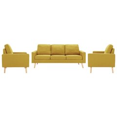 Диванный комплект, желтый цена и информация | Комплекты мягкой мебели | 220.lv