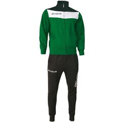 Спортивный костюм мужской Givova Tuta Campo TR024 1310, зеленый цена и информация | Мужская спортивная одежда | 220.lv